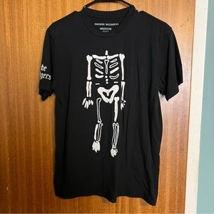 Urban Outfitters x Phoebe Bridgers Skeleton Tee size M